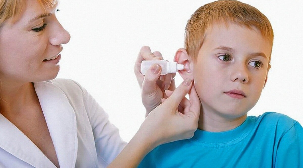 Заболевание уха у ребенка